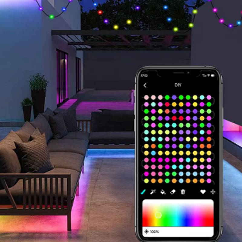 🎅Christmas Pre-Sale🎁Indoor and Outdoor Smart Waterproof LED Strip Light💡
