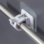 🔥Nail-Free Adjustable Curtain Rod Holders
