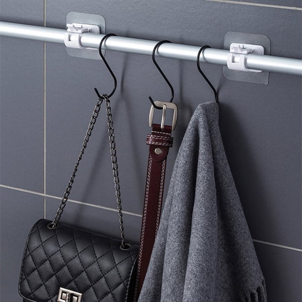 🔥Nail-Free Adjustable Curtain Rod Holders