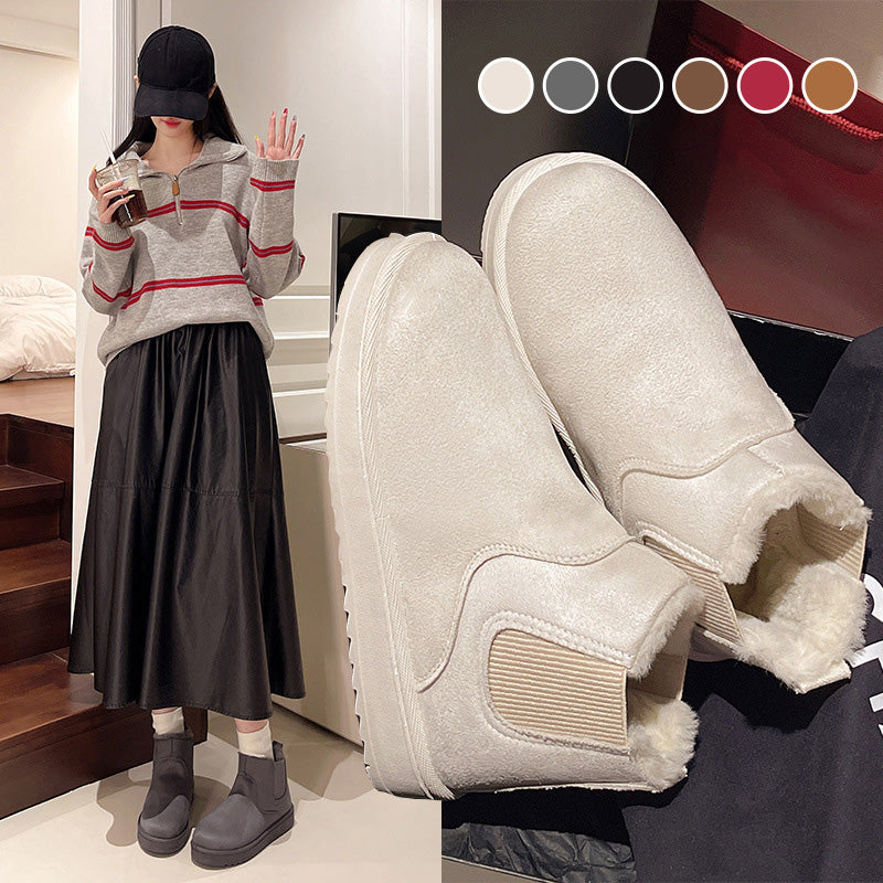 🔥Women's Thick Sole Warm Snow Ankle Boots