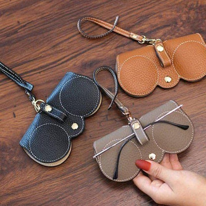 ✨HOT SALE ✨Soft Leather Sunglasses Bag👓️