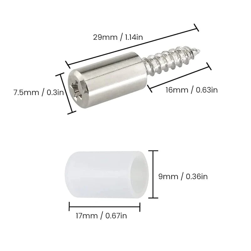 🔩 Self-tapping Screws Cabinet Laminate Support - 200 PCS with 5 Sizes for Easy Furniture Assembly 🛠️📦
