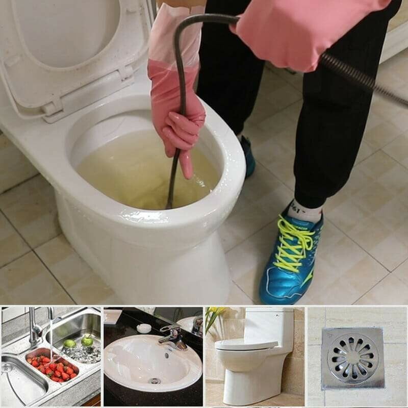 🚽 Electric Drain Dredging Spring – Powerful Unclogging, Flexible Cable & Easy to Operate 🛠️