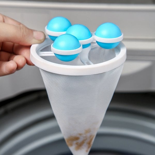 🔥 Washing Machine Hair Filter Mesh Bags