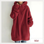 🔥Women's Autumn/Winter Zipper Hooded Sweater