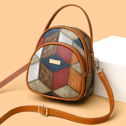 Women's Vintage Geometric Pattern Crossbody Bag