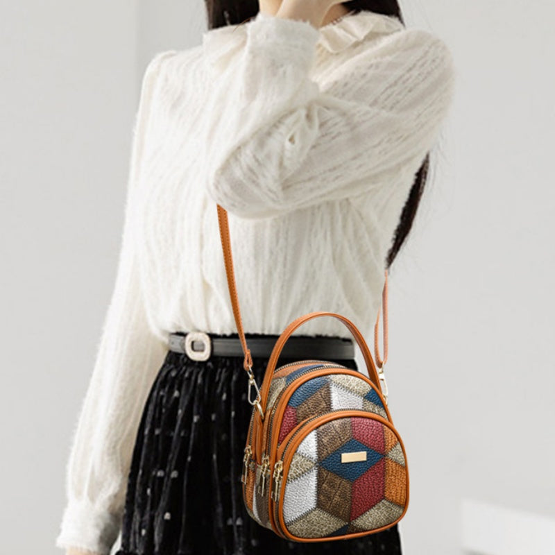 Women's Vintage Geometric Pattern Crossbody Bag