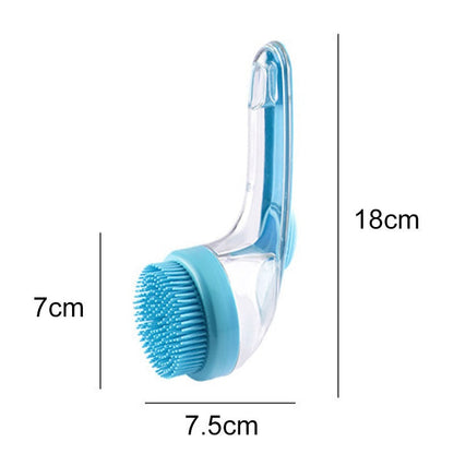 🔥🐶Pet Bath Brush with Long Handle & Shampoo Dispenser🌿