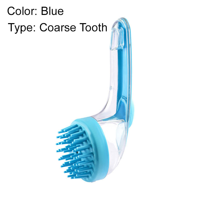🔥🐶Pet Bath Brush with Long Handle & Shampoo Dispenser🌿