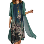🔥Women's Two-Piece Floral Print Suit Dress