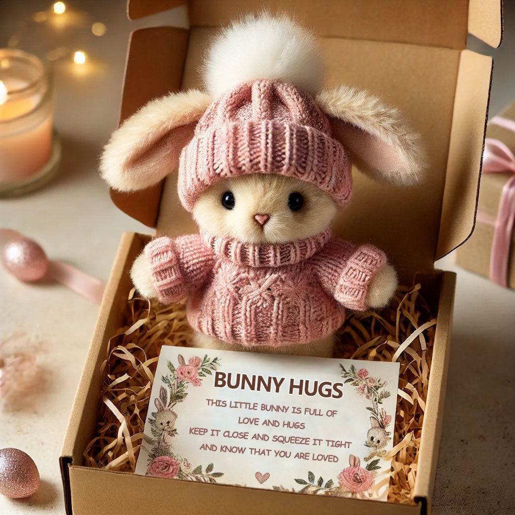 BUY 3 GET 1 FREE - Handmade🐇Mini Bunny Hug Cute Gift🎁