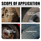 Versatile Lasting Hydrophobic Car Tire  Polishing Cleaner Paste