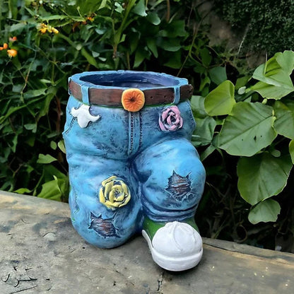 🌷Creative 3D Jeans Shaped Flower Pot