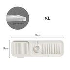 🚰💧 Kitchen Bathroom Faucet Sink Splash Guard Mat – Silicone Drip Catcher, Thickened Waterproof Drain Pad – 2 Sizes ✨