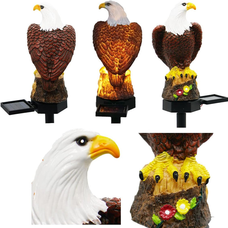 Outdoor Eagle Design Solar Powered Garden Stake Light