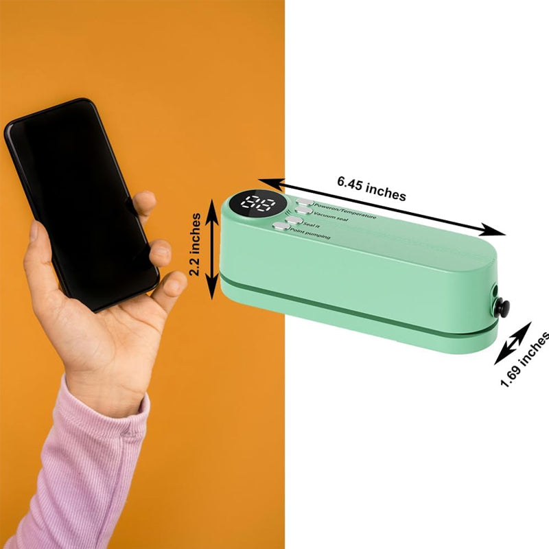 Portable Handheld Vacuum Food Preservation Packaging and Laminating Machine🍃