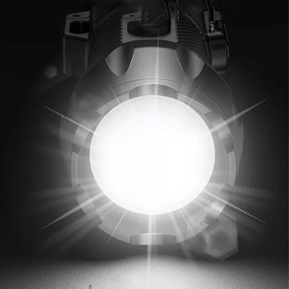 Rechargeable Flashlight with Dual Arc Lighter