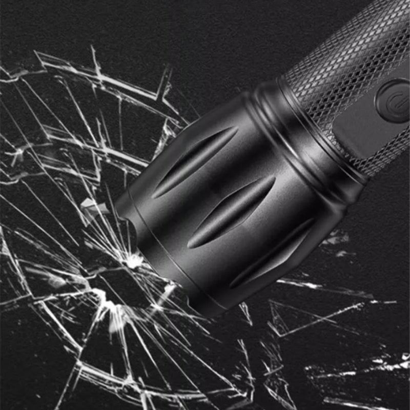 Rechargeable Flashlight with Dual Arc Lighter