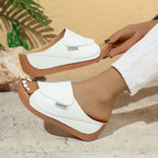 🔥Women's Casual Wedge Slide Sandals