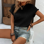 Women's Round Neck Casual Comfort Top