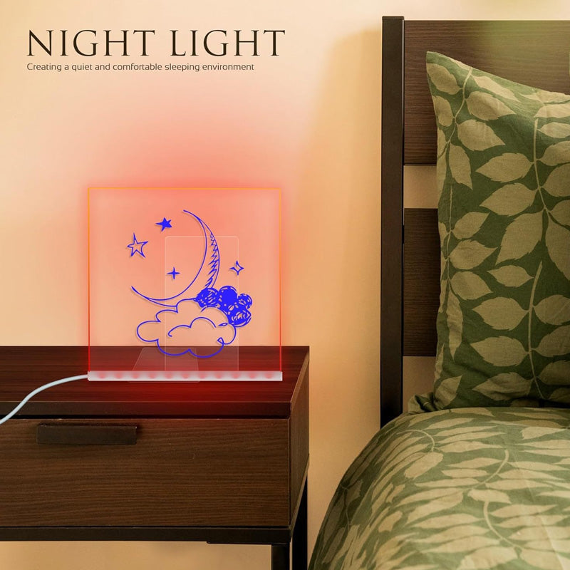 Illuminated LED Message Writing Board