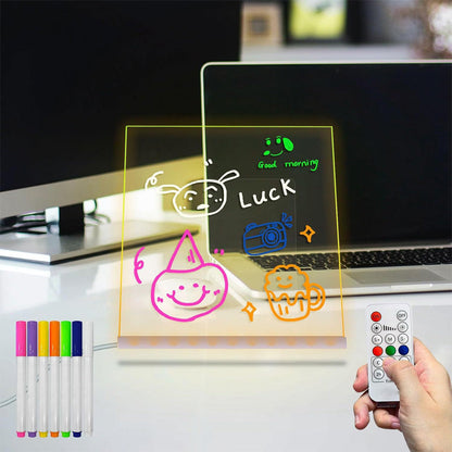 Illuminated LED Message Writing Board