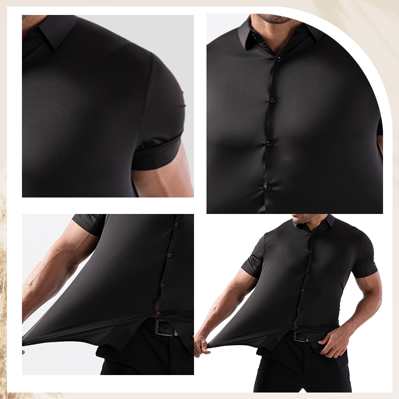 ✨ 50% OFF✨Men's Short Sleeve 4-Way Stretch Shirt