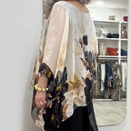 🌸2025 NEW ARRIVAL! 🌸Women's Casual Printed Round Neck Top