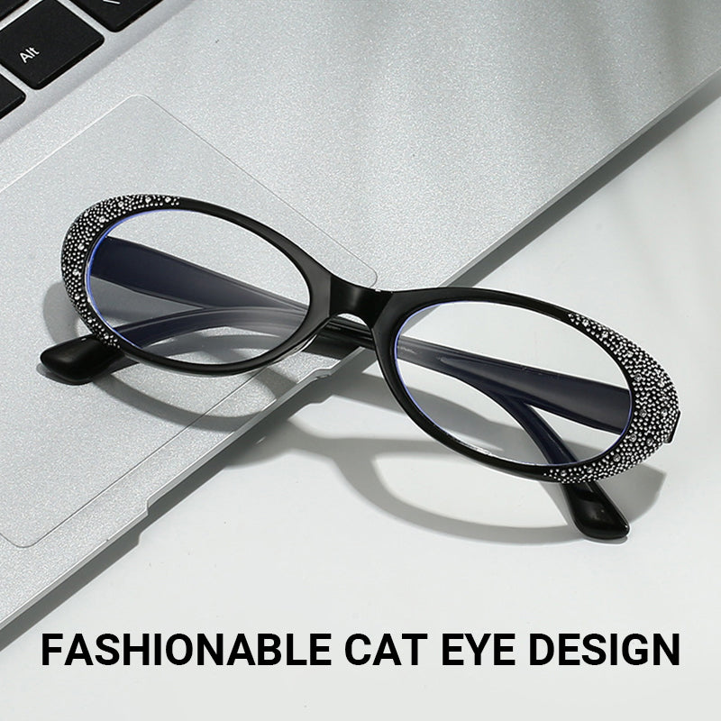 👓Cat's Eye Reading Glasses with Blue Light Blocker