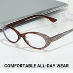 👓Cat's Eye Reading Glasses with Blue Light Blocker