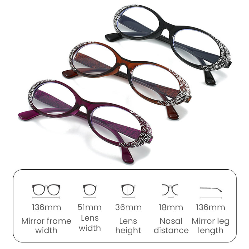 👓Cat's Eye Reading Glasses with Blue Light Blocker