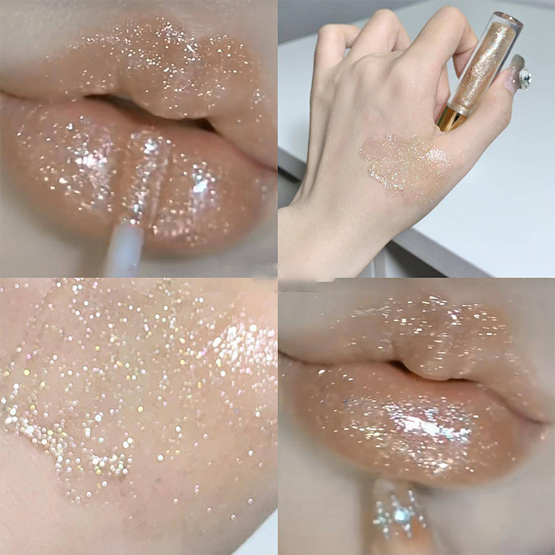 🎉Buy 1 Get 1 Free🎉Hydrating High-Gloss Glittery Lip Gloss