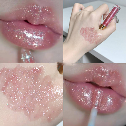 🎉Buy 1 Get 1 Free🎉Hydrating High-Gloss Glittery Lip Gloss