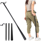 Adjustable Long Shoe Horn with Sock Remover for Seniors