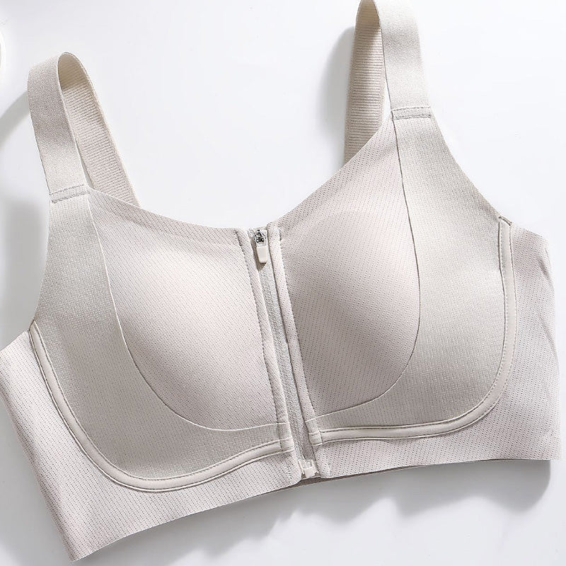 🔥Women's Anti-Sag Front Zipper Bra