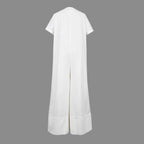 Women's Fashion V-Neck Loose Jumpsuit