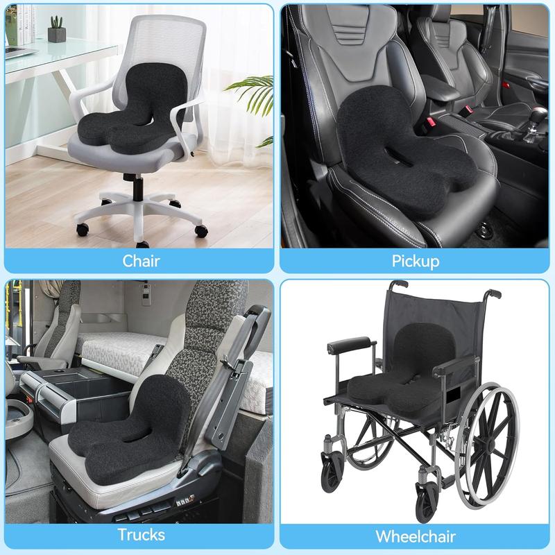 Non-Slip Memory Foam Seat💺