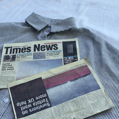 【Relaxed】Striped Cardigan Loose Large Size Irregular Dress