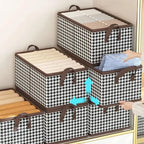 👖 Foldable Jeans Organizer for Closet – Save 60% Space & Find Pants in 1 Second! 🏠