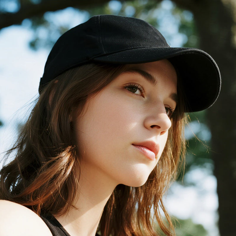 2-in-1 Curly Hair Baseball Cap Wig