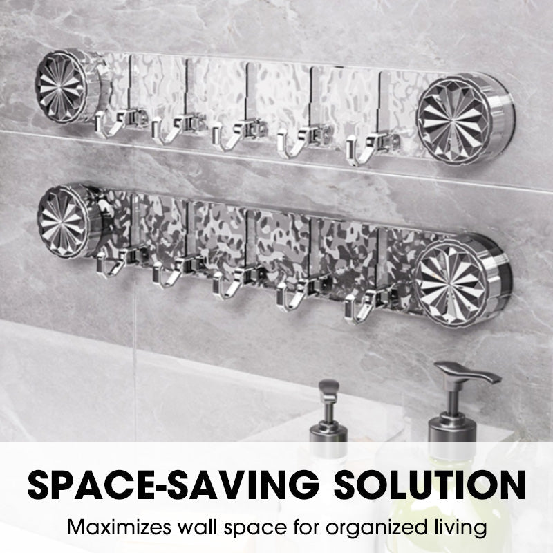 BUY 2 GET 1 FREE! 🛠️ Stylish Wall Hook Organizer – Space Saving, Rust Proof & Easy Install ✨