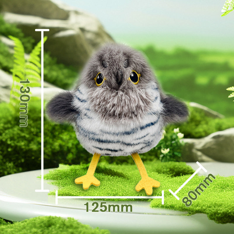 Lifelike Bird-Shaped Interactive Cat Toy