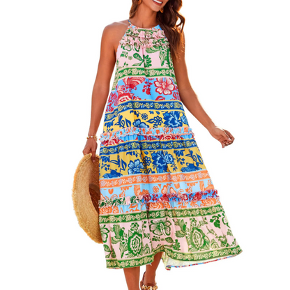 Women's Charming Loose Bold Print Dresses
