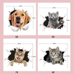 🔥Hot Sale 50% OFF🔥3D D tachable Wall Stickers of Cats