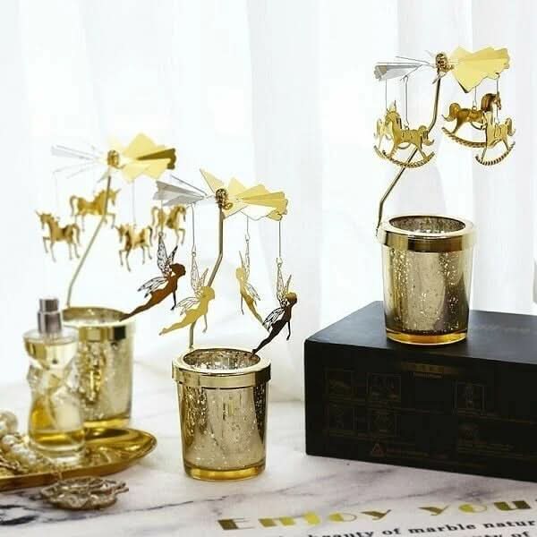 Rotating Scented Candle Holder