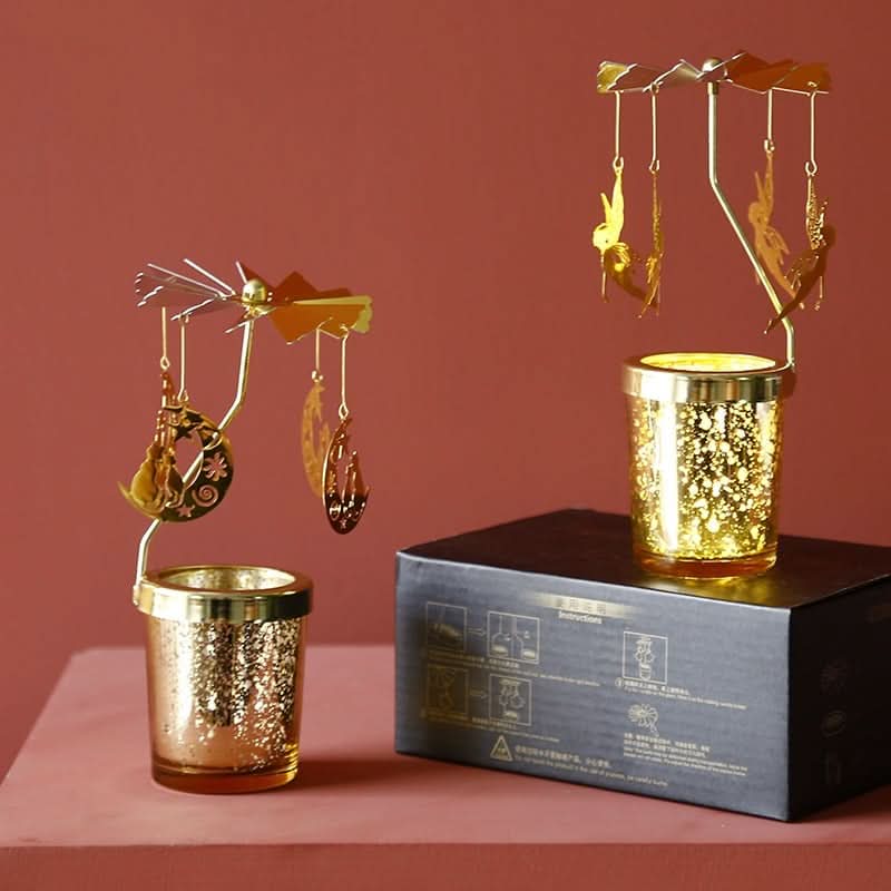 Rotating Scented Candle Holder