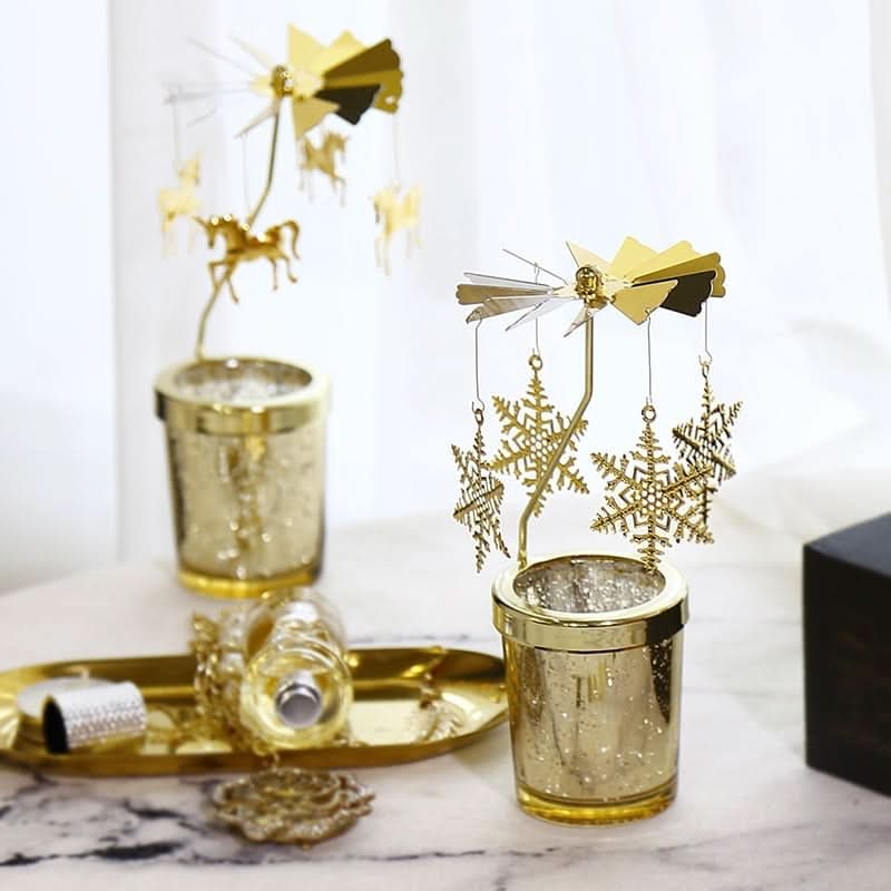 Rotating Scented Candle Holder