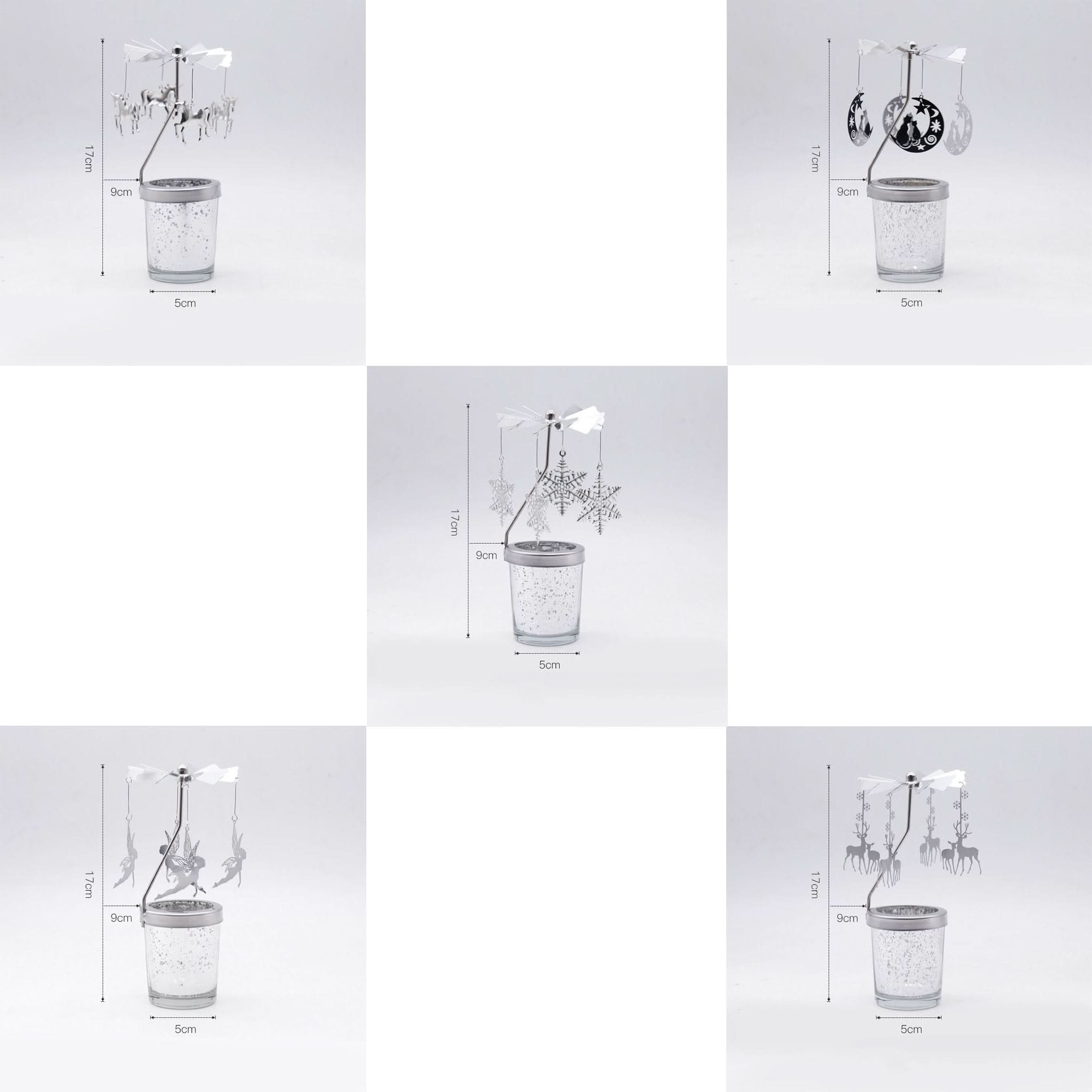 Rotating Scented Candle Holder