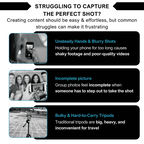 Compact Multi-Function Extendable Selfie Stick