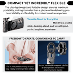 Compact Multi-Function Extendable Selfie Stick